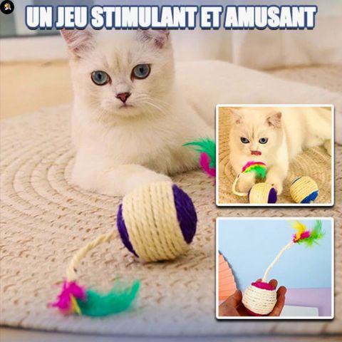 jouet pour chat - Balle à gratter – Image 4